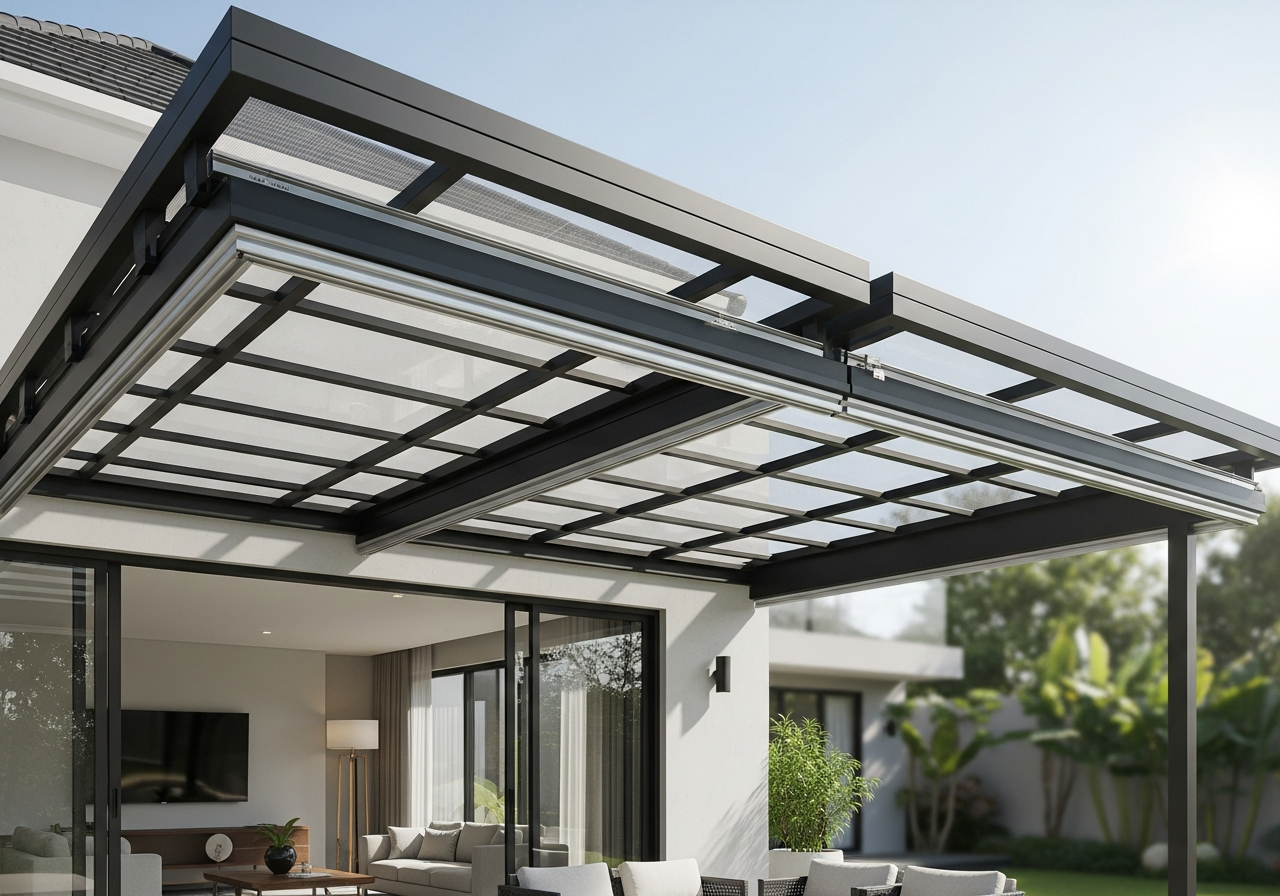 Kanopi Geser Sliding Roof di Medan Harganya Berapa? Cek Paket Borongan Lengkap dari Jaya Intero Workshop Las!