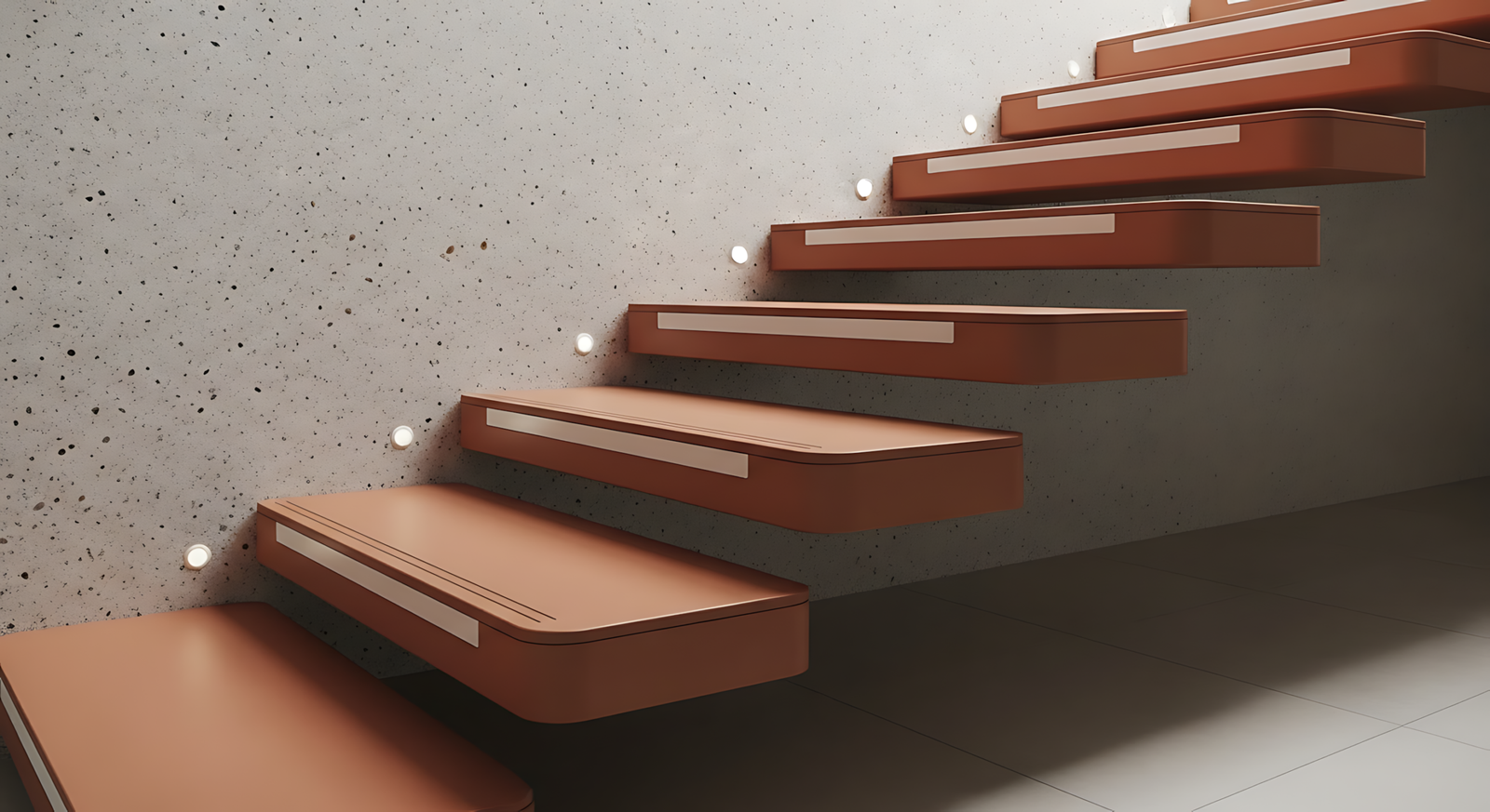 Tangga melayang modern di Medan by Jaya Intero Workshop Las