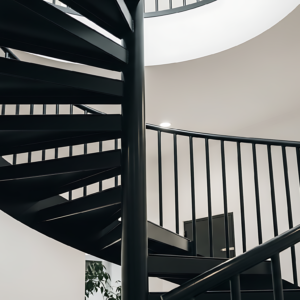 Tangga melingkar besi hollow di Medan by Jaya Intero Workshop Las