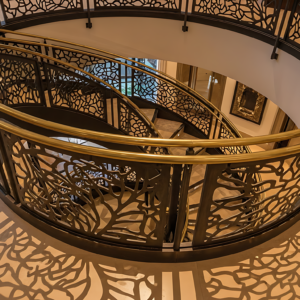 Tangga melingkar desain unik di Medan by Jaya Intero Workshop Las