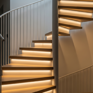 Tangga melingkar indoor di Medan by Jaya Intero Workshop Las