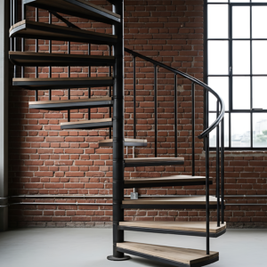 Tangga melingkar industrial modern di Medan by Jaya Intero Workshop Las