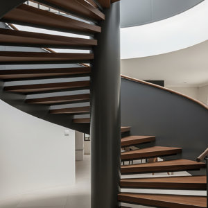 Tangga melingkar kokoh di Medan by Jaya Intero Workshop Las