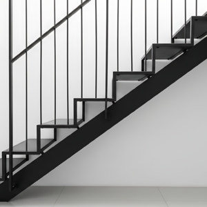 Tangga rebah besi minimalis di Medan by Jaya Intero Workshop Las