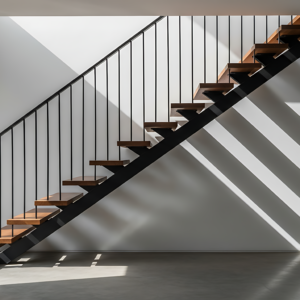 Tangga rebah desain modern di Medan by Jaya Intero Workshop Las