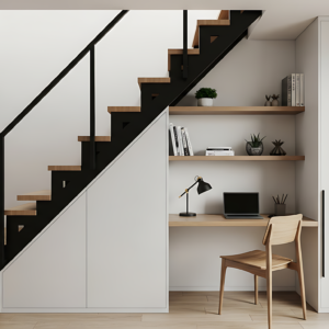 Tangga rebah hemat ruang di Medan by Jaya Intero Workshop Las