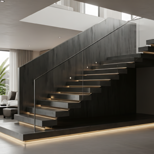 Tangga rebah modern minimalis di Medan by Jaya Intero Workshop Las