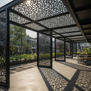 Kanopi Laser Cutting di Medan Harganya Berapa? Cek Paket Borongan Lengkap dari Jaya Intero Workshop Las!