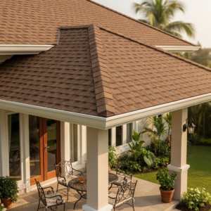 Kanopi Atap Shingle Bitumen di Medan Harganya Berapa? Cek Paket Borongan Lengkap dari Jaya Intero Workshop Las!