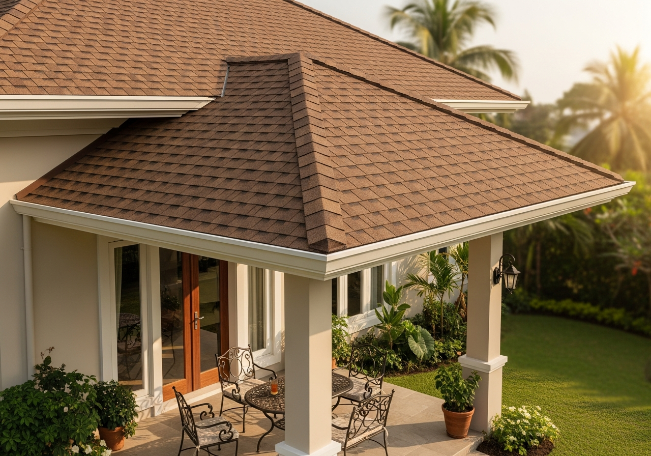 Kanopi Atap Shingle Bitumen di Medan Harganya Berapa? Cek Paket Borongan Lengkap dari Jaya Intero Workshop Las!