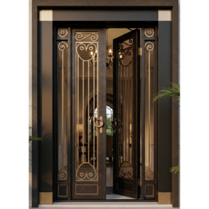 Pintu Besi Klasik Elegan di Medan Harganya Berapa? Cek Paket Borongan Lengkap dari Jaya Intero Workshop Las!